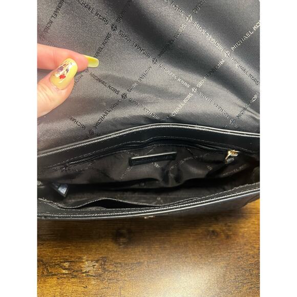 Michael Kors Medium Logo Convertible Crossbody Bag - Picture 8 of 10